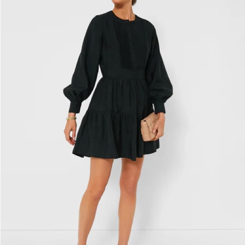 Hyacinth House Amie Mini Dress Black Long Sleeve Size M NWT